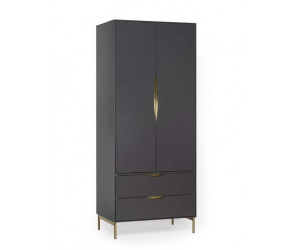 Kobe drēbju skapis (pelēks) Kobe drēbju skapis (pelēks)